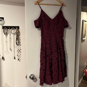 BNWT VENUS wine colored dress Women’s 8 NEVER WORN! Tags still on